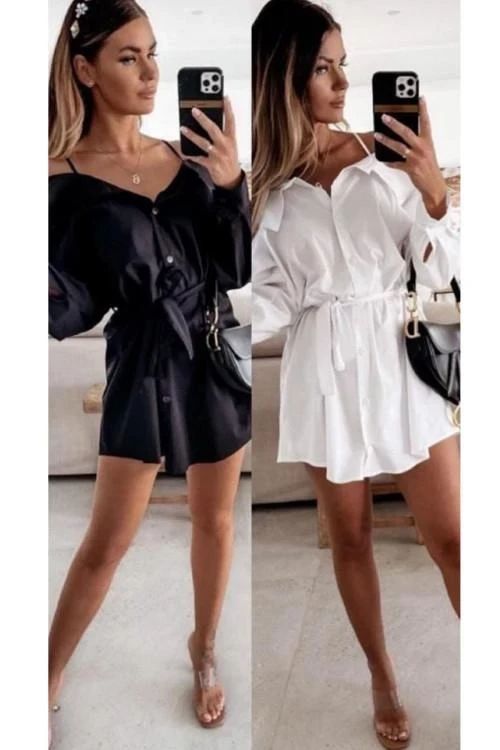 Rochie de dama cu maneci lungi
