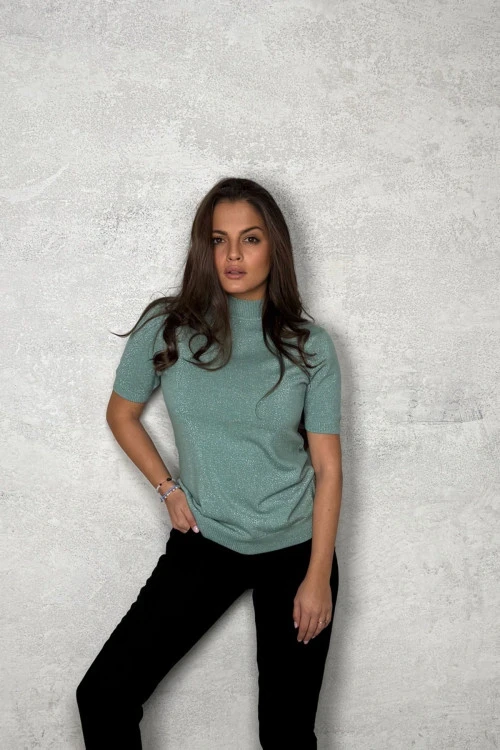 Bluză de damă cu mânecă scurtă