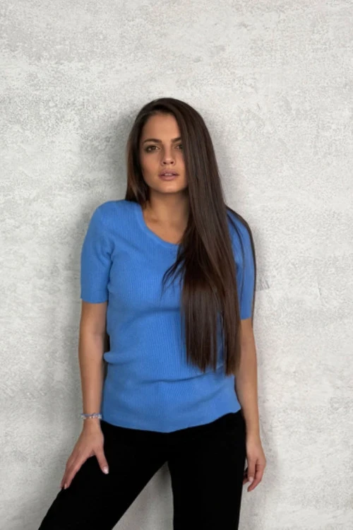 Bluze s kratkimi rokavi