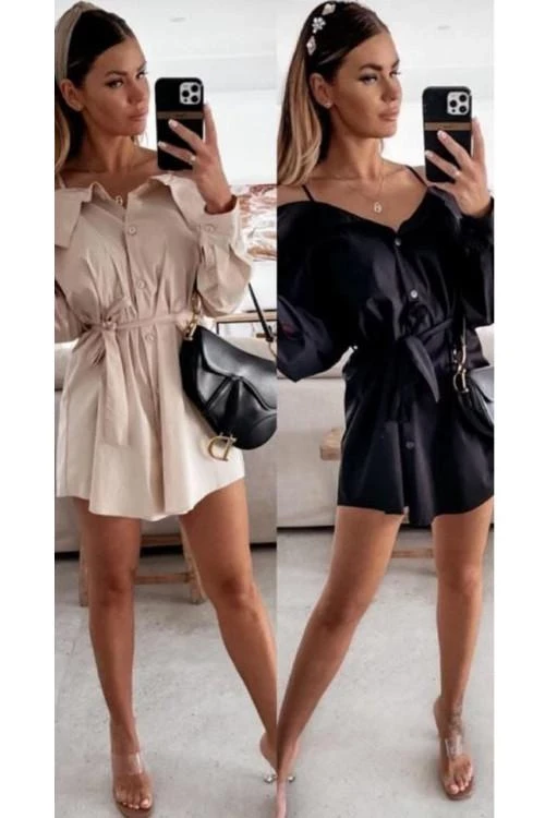 Rochie de dama cu maneci lungi