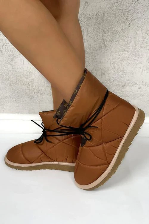Botine de dama cu sireturi
