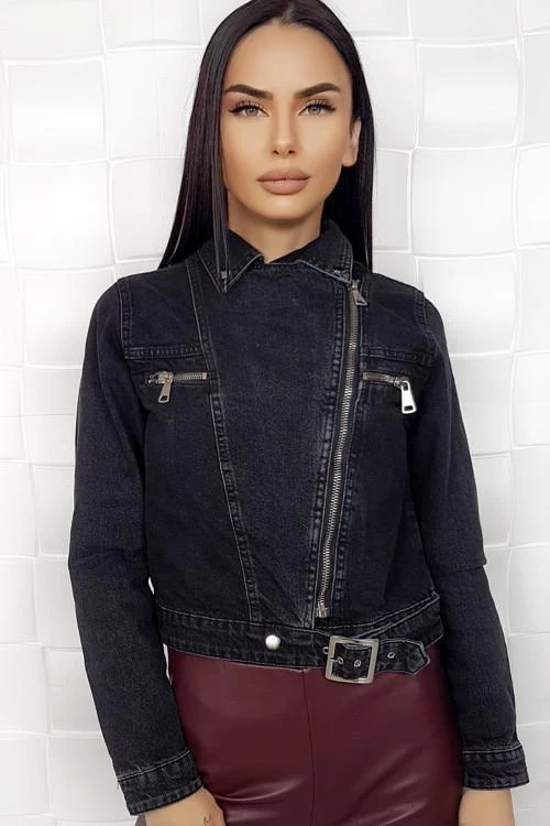 Geaca din denim de dama