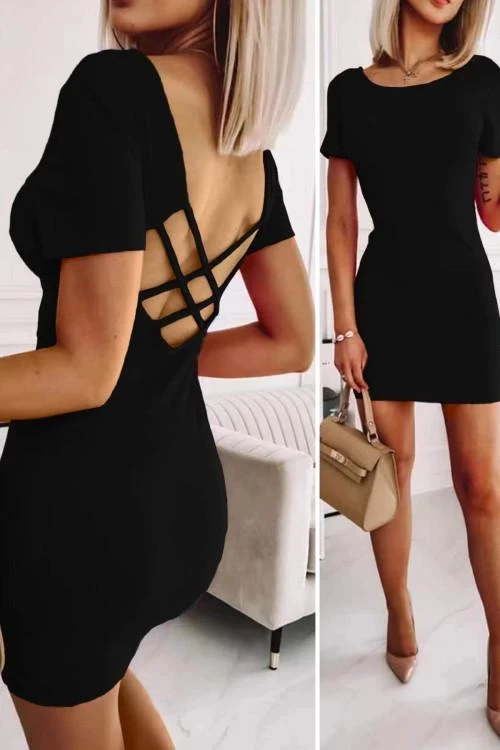 Rochie de dama cu maneca scurta