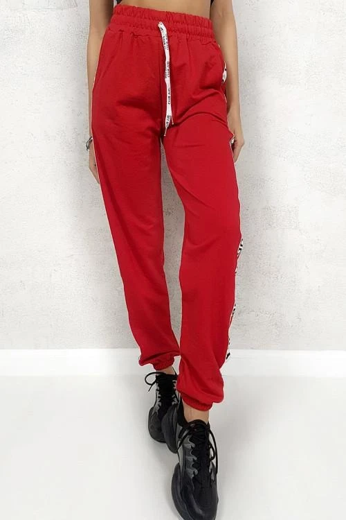 Pantaloni de sport cu inscriptie