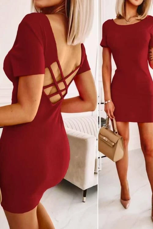 Rochie de dama cu maneca scurta