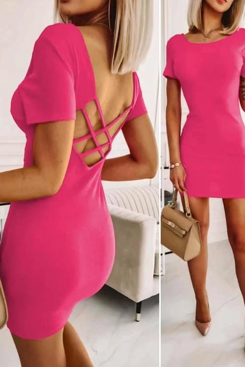 Rochie de dama cu maneca scurta