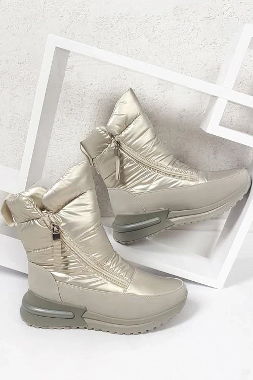 Botine de dama cu fermoar