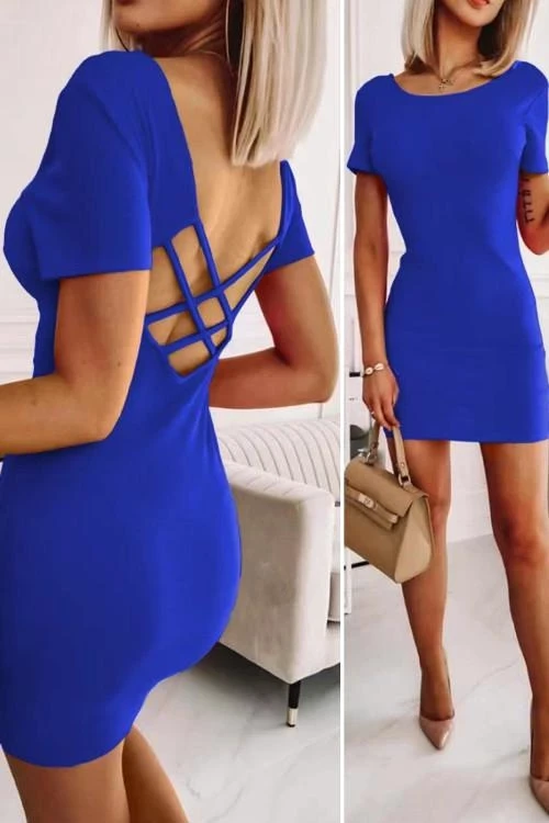 Rochie de dama cu maneca scurta