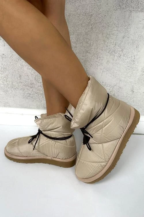 Botine de dama cu sireturi