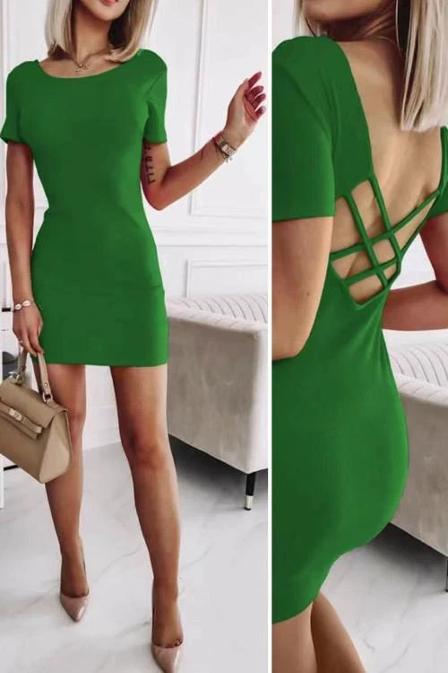 Rochie de dama cu maneca scurta