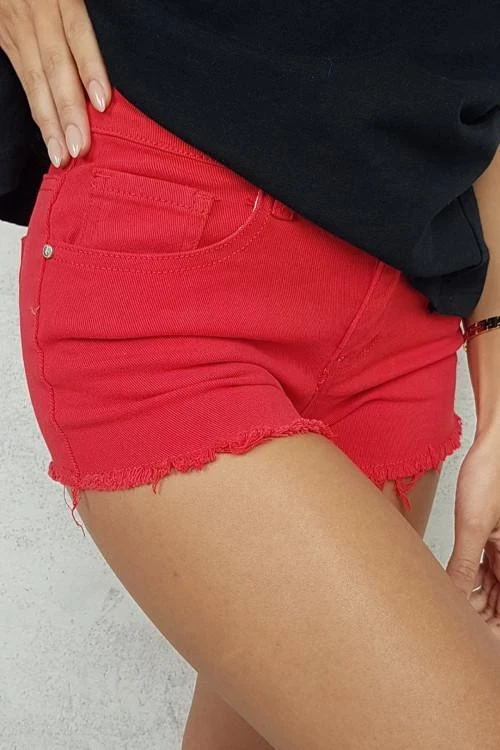 Pantaloni scurti pentru femei cu desen curat