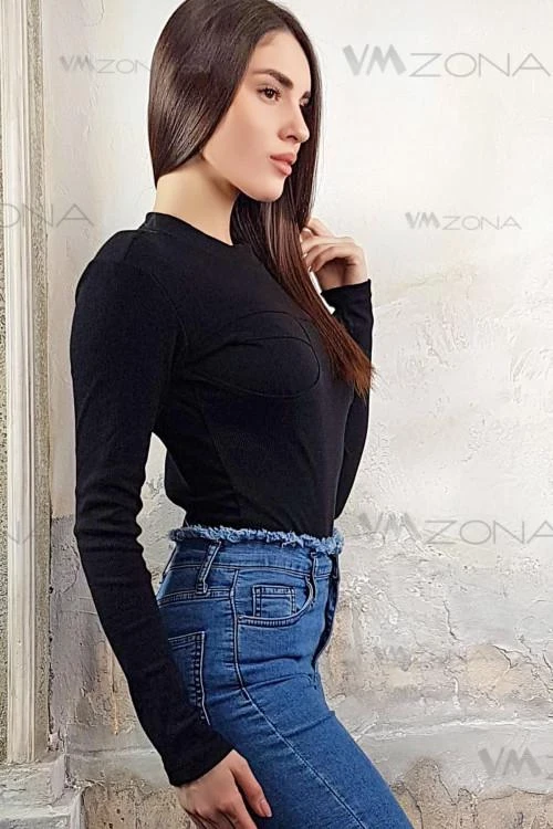 Női body hosszú ujjú