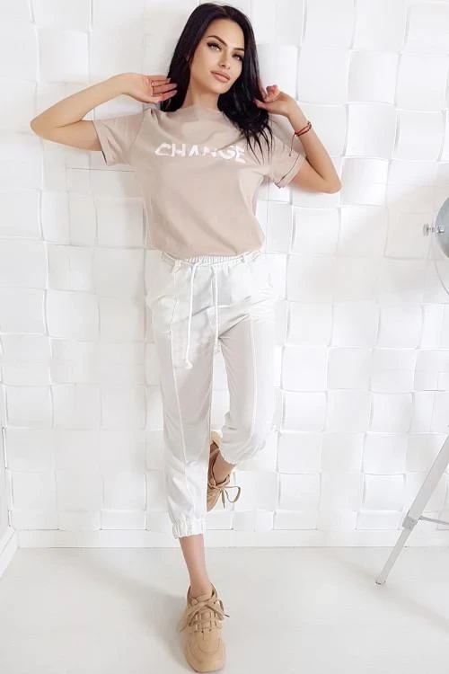 Pantalon de sport cu sireturi pentru femei