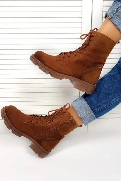 Botine de dama cu sireturi