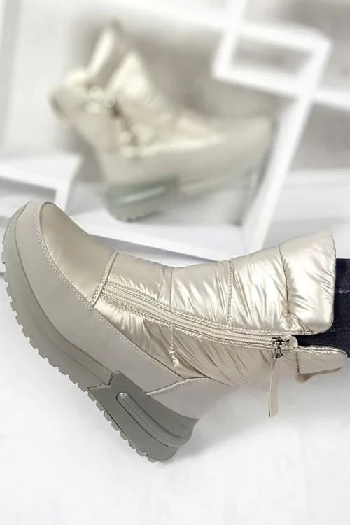 Botine de dama cu fermoar