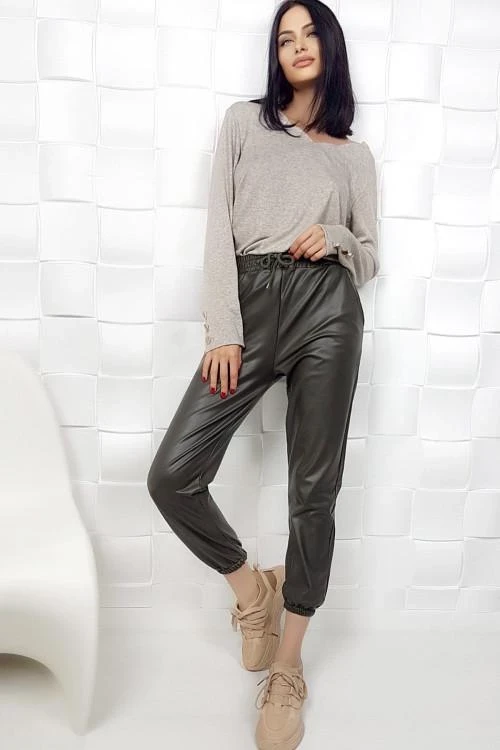 Pantaloni cu elastic pentru femei