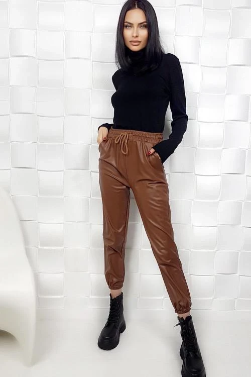 Pantaloni cu elastic pentru femei
