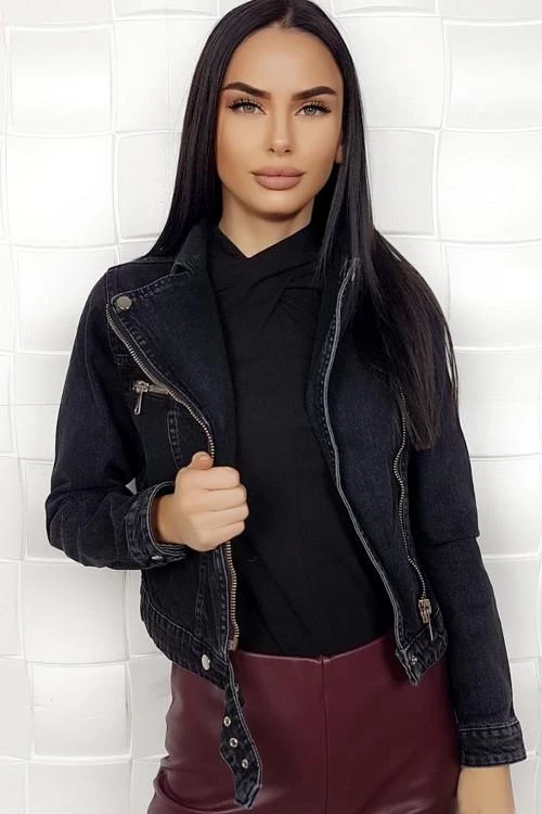 Geaca din denim de dama