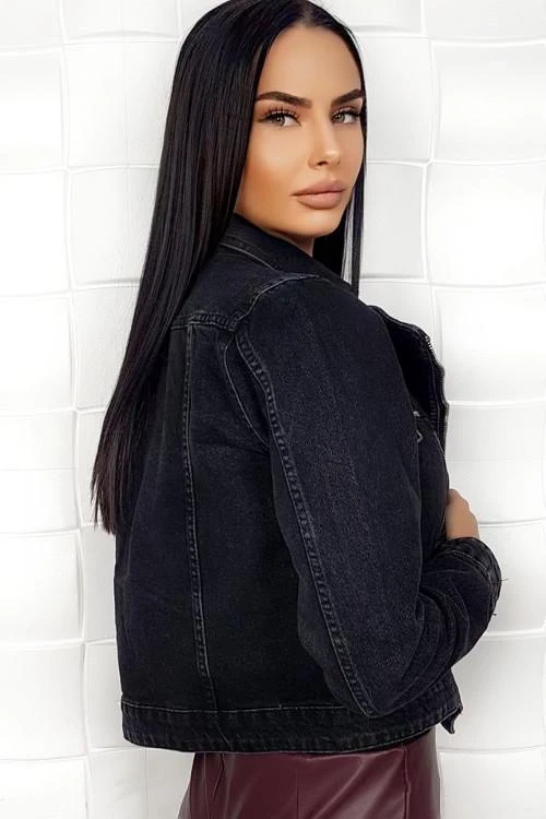 Geaca din denim de dama