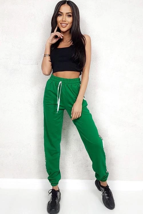 Pantaloni de sport cu inscriptie