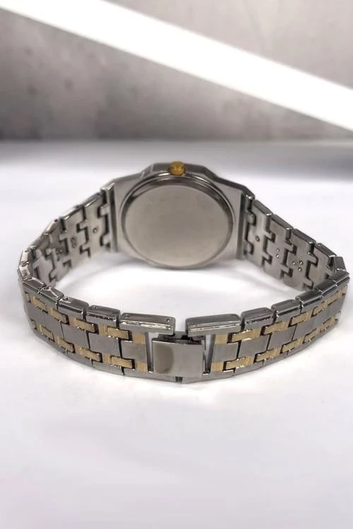 Ceas bărbătesc cu bratara metalica bicolor