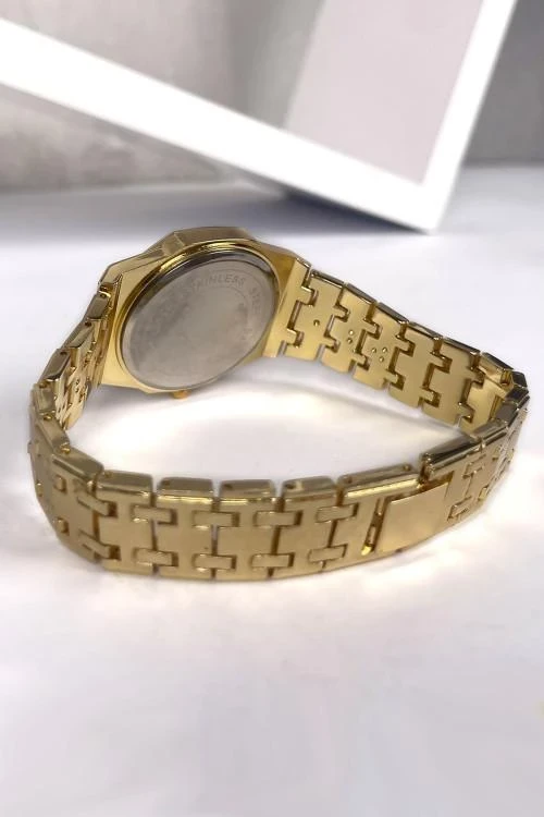 Ceas bărbătesc cu bratara metalica bicolor