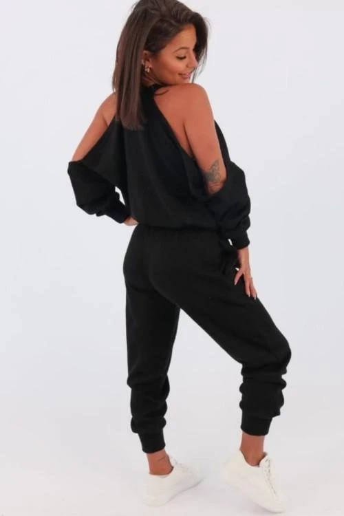 Ženski casual set sa otvorenim ramenima