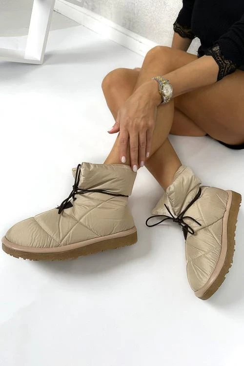 Botine de dama cu sireturi