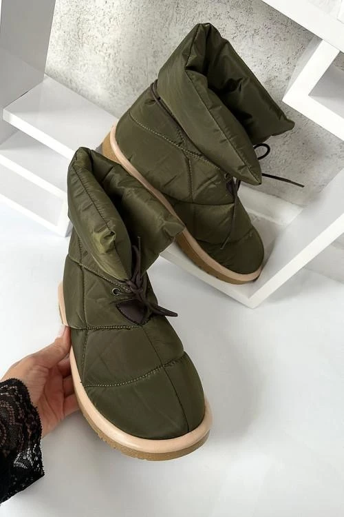 Botine de dama cu sireturi
