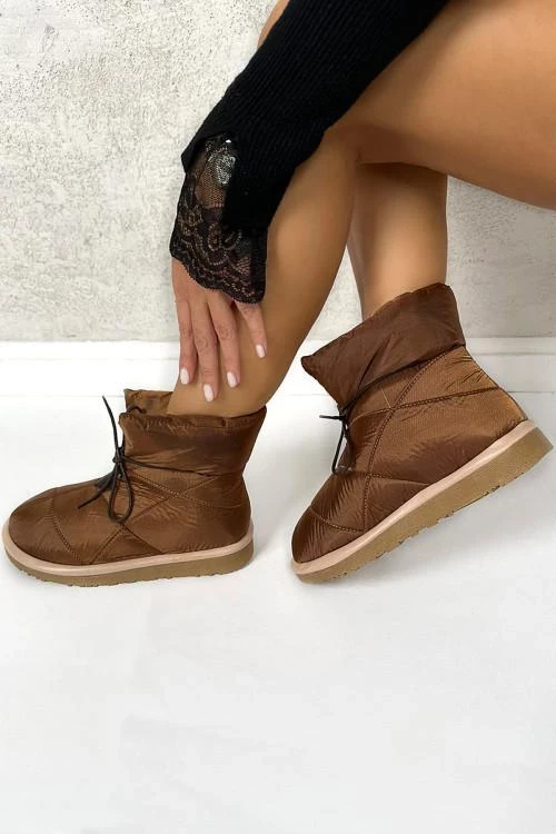 Botine de dama cu sireturi