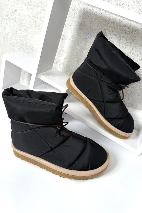 Botine de dama cu sireturi
