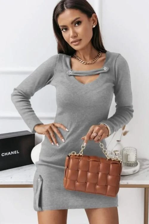 Rochie de dama cu maneci lungi